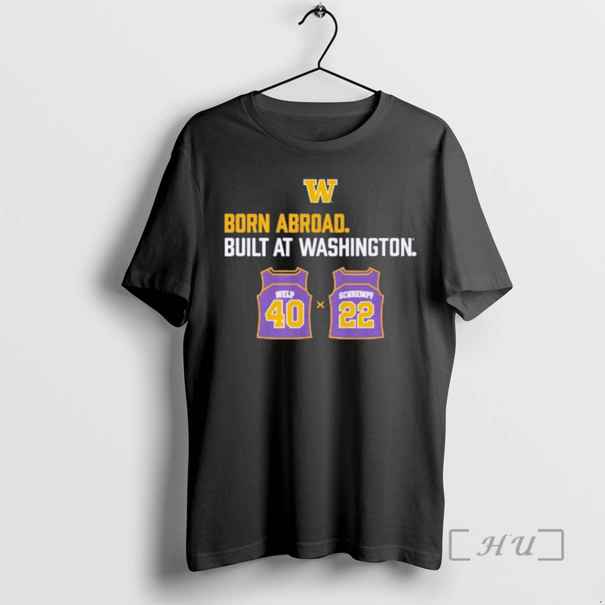 Officials Washington Huskies Born Abroad Built Washington Schrempf Welp Duo T-Shirts, Hoodie, Sweatshirt - T-Shirt, Sweatshirt, Hoodie