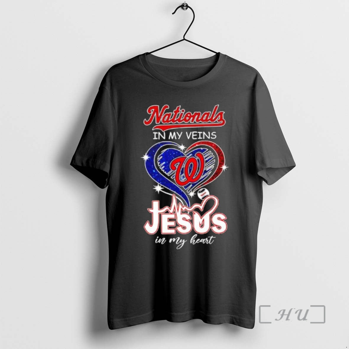 Officials Washington Nationals My Veins Jesus My Heart T-Shirts, Hoodie, Sweatshirt - T-Shirt, Sweatshirt, Hoodie