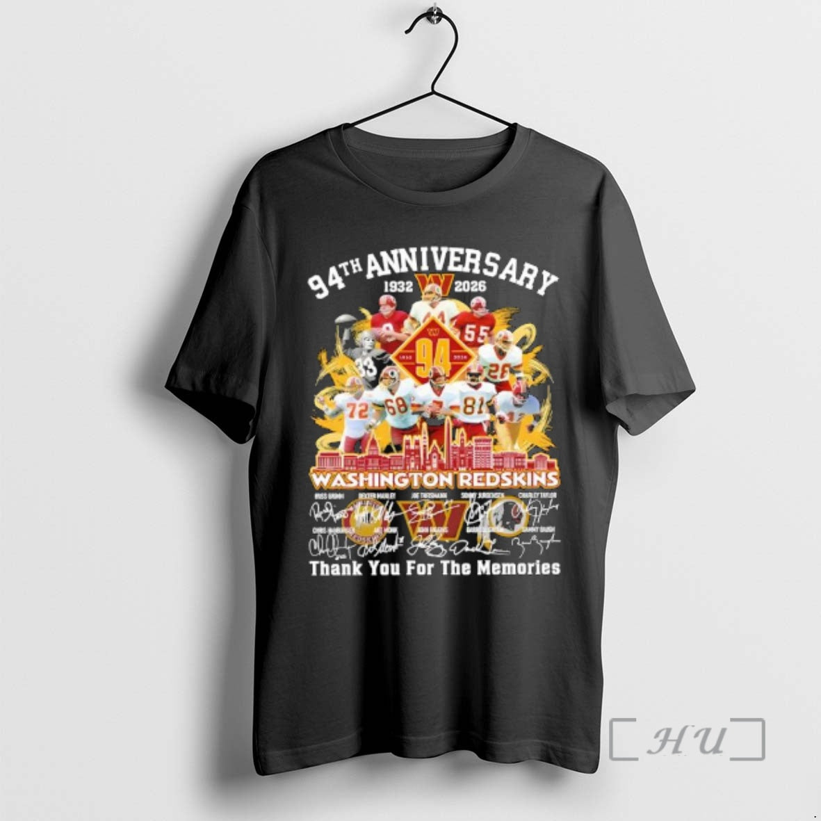 Officials Washington Redskins 1932 2026 88th Anniversary Signature Thank Memories T-Shirts, Hoodie, Sweatshirt - T-Shirt, Sweatshirt, Hoodie