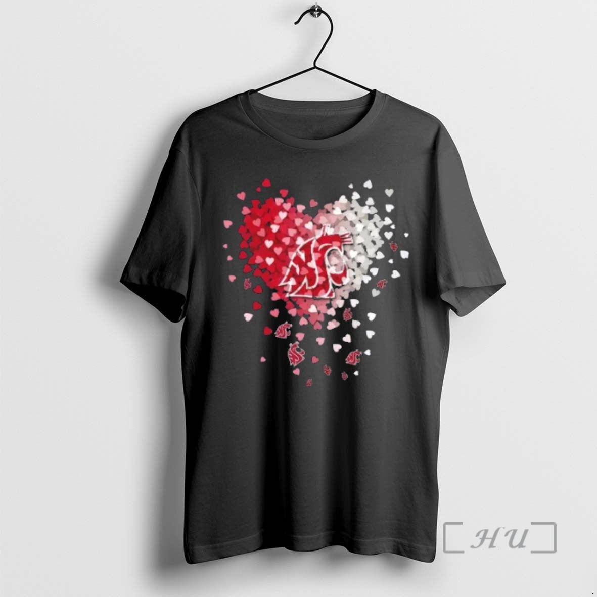 Officials Washington State Cougars Football Fans Hearts Soul T-Shirts, Hoodie, Sweatshirt - T-Shirt, Sweatshirt, Hoodie