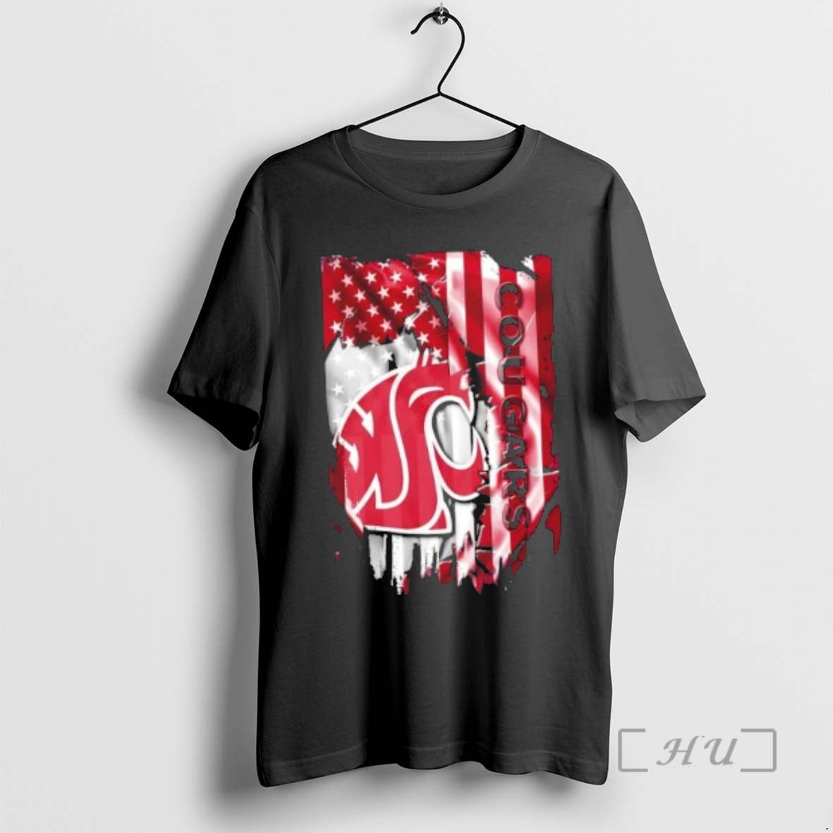 Officials Washington State Cougars Football X American Flag T-Shirts, Hoodie, Sweatshirt - T-Shirt, Sweatshirt, Hoodie