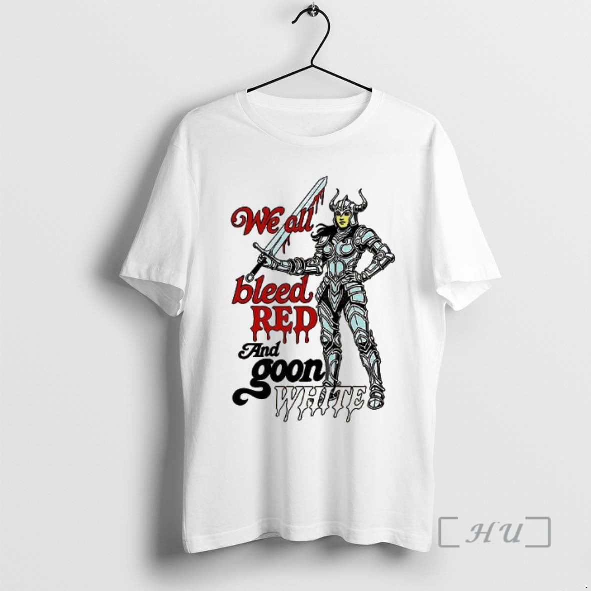 Officials We All Bleed Red Goon White T-Shirts, Hoodie, Sweatshirt - T-Shirt, Sweatshirt, Hoodie