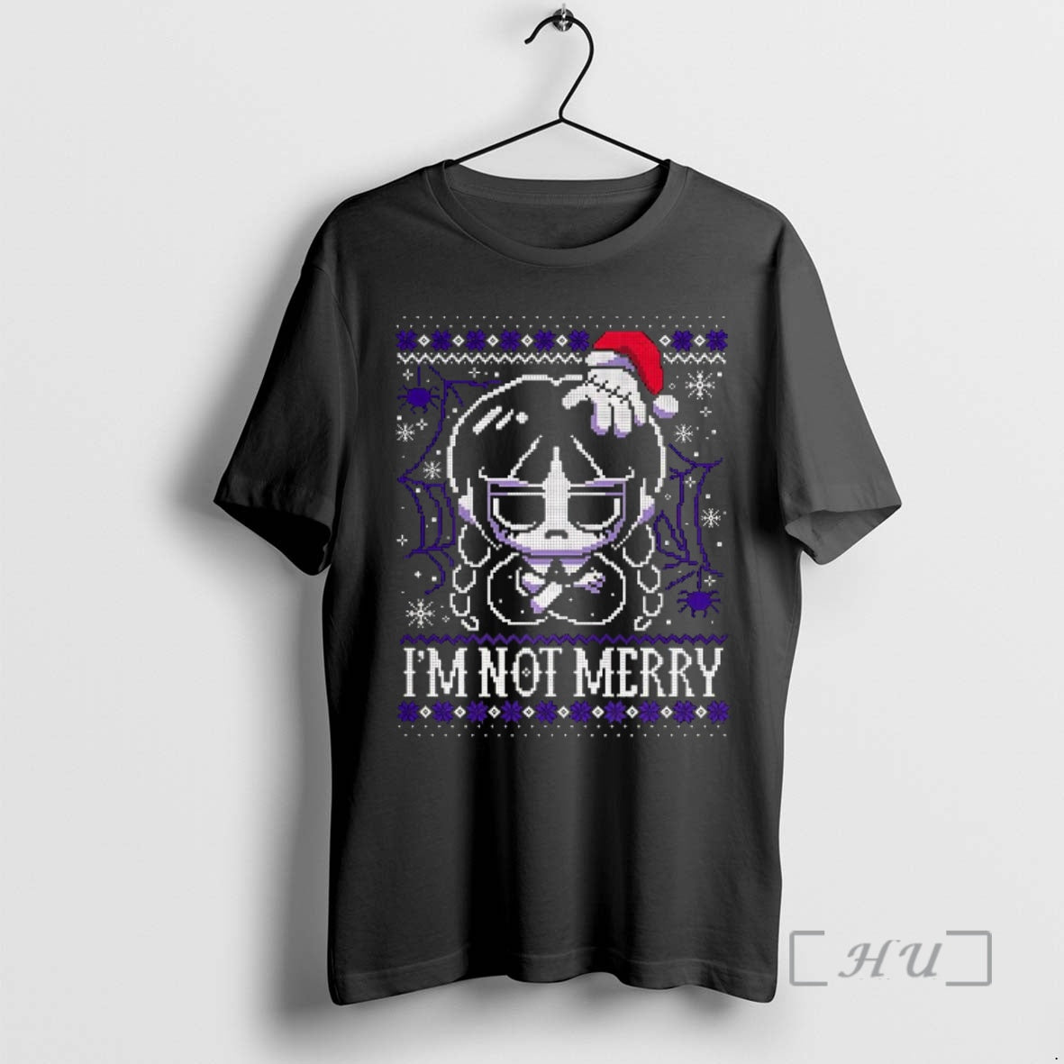 Officials Wednesday Addams Thing Im Not Merry Ugly T-Shirts, Hoodie, Sweatshirt - T-Shirt, Sweatshirt, Hoodie