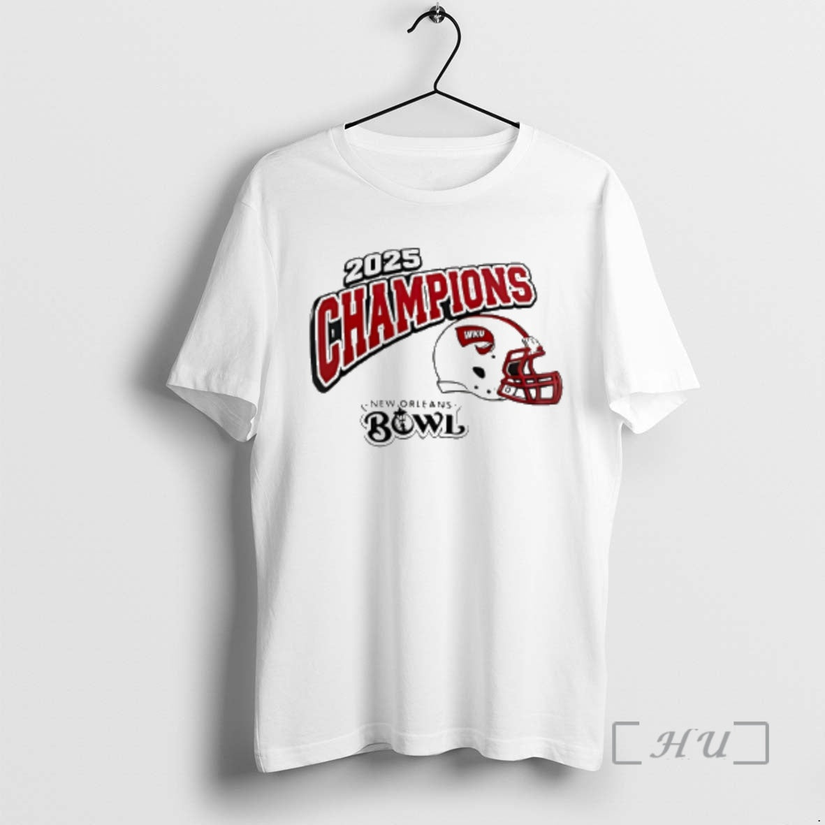 Officials Western Kentucky Hilltoppers New Orleans Bowl 2025 Champions Helmet T-Shirts, Hoodie, Sweatshirt - T-Shirt, Sweatshirt, Hoodie