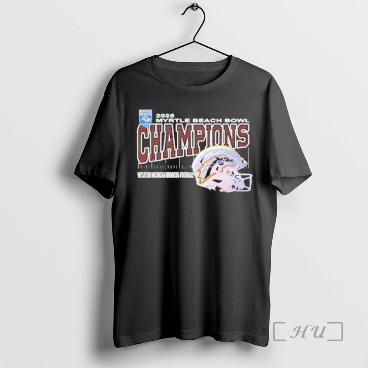 Officials Western Michigan Broncos 2025 Myrtle Beach Bowl Champions Helmet T-Shirts, Hoodie, Sweatshirt - T-Shirt, Sweatshirt, Hoodie