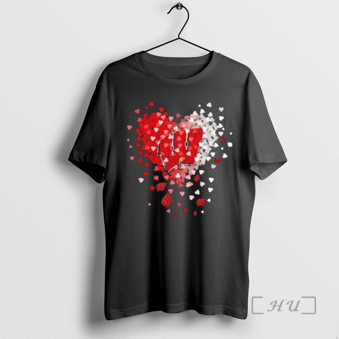 Officials Wisconsin Badgers Football Fans Hearts Soul T-Shirts, Hoodie, Sweatshirt - T-Shirt, Sweatshirt, Hoodie