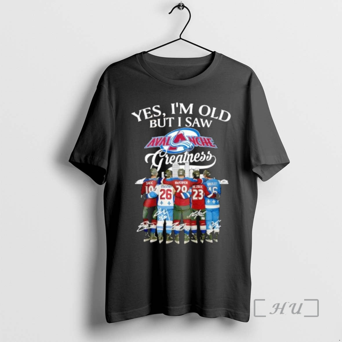 Officials Yes Im Old Colorado Avalanche Greatness Hockey Players Signatures T-Shirts, Hoodie, Sweatshirt - T-Shirt, Sweatshirt, Hoodie