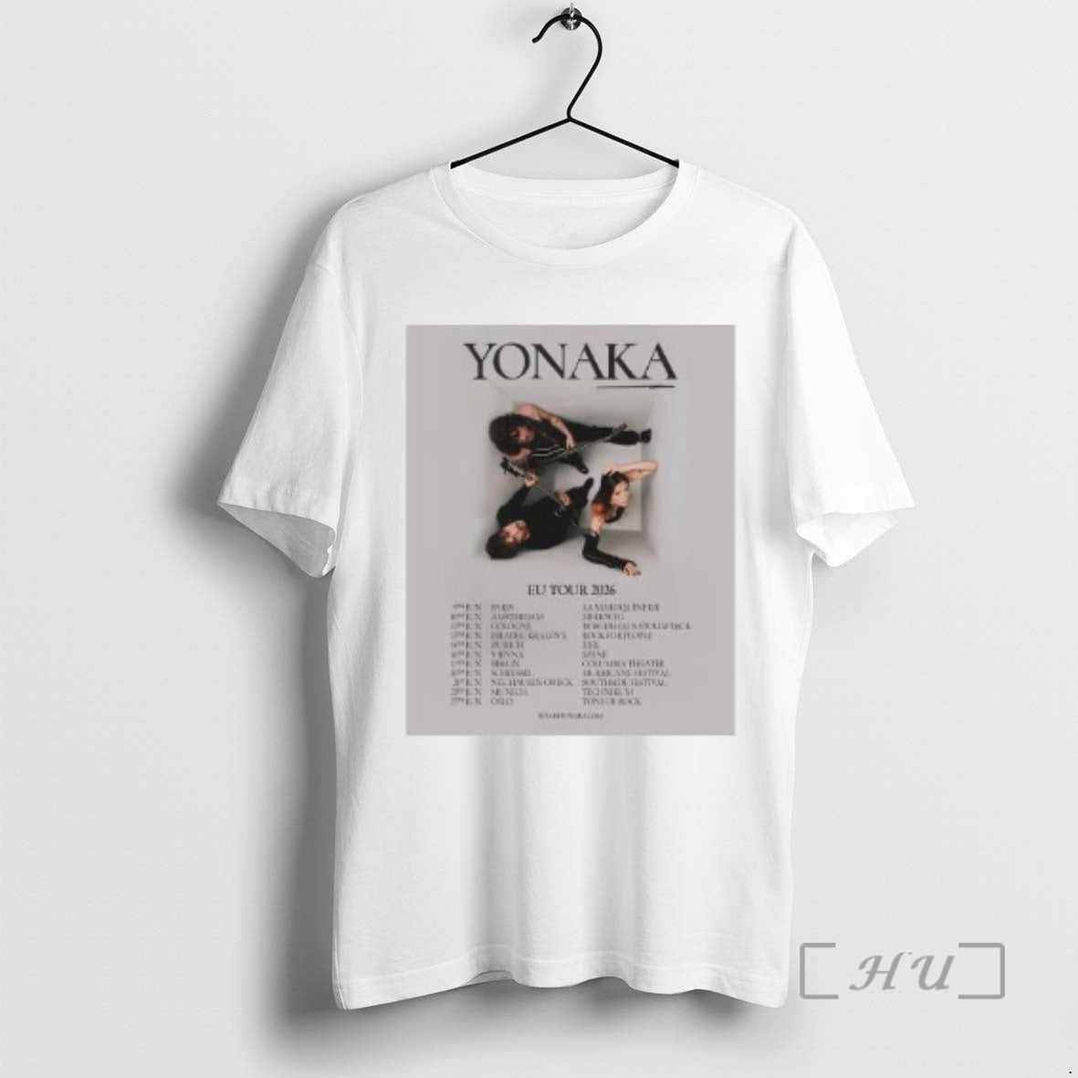 Officials Yonaka Europe Live Tour 2026 Circle White T-Shirts, Hoodie, Sweatshirt - T-Shirt, Sweatshirt, Hoodie