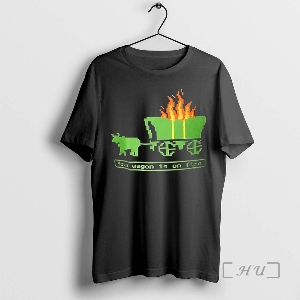 Officials Your Wagon Is Fire Gaming 2026 Pixel Art Retro T-Shirts, Hoodie, Sweatshirt - T-Shirt, Sweatshirt, Hoodie