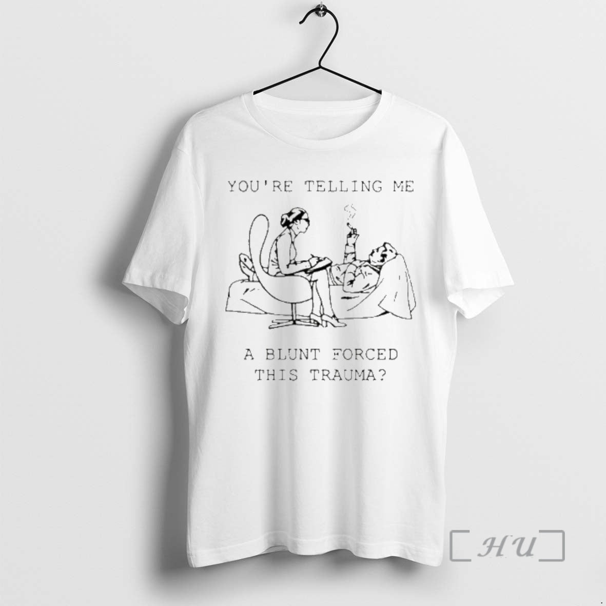 Officials Youre Telling Me Blunt Forced This Trauma Therapist Smoking Patient Cartoon T-Shirts, Hoodie, Sweatshirt - T-Shirt, Sweatshirt, Hoodie