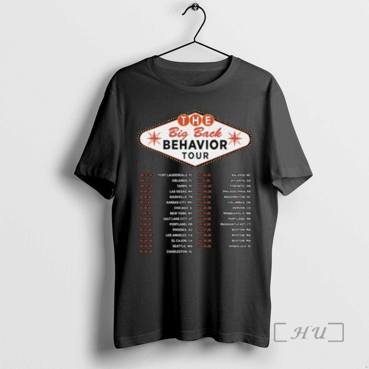 Officials Zachariah Porter Big Back Behavior Tour 2025 T-Shirts, Hoodie, Sweatshirt - T-Shirt, Sweatshirt, Hoodie