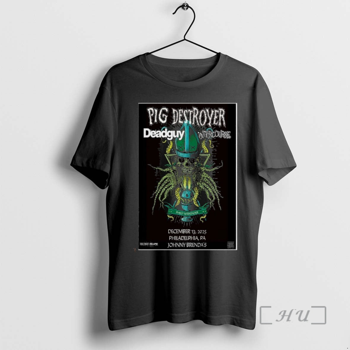Officials Music Pig Destroyer Live December 13 2025 Philadelphia Pa Johnny Brendas T-Shirts, Hoodie, Sweatshirt - T-Shirt, Sweatshirt, Hoodie