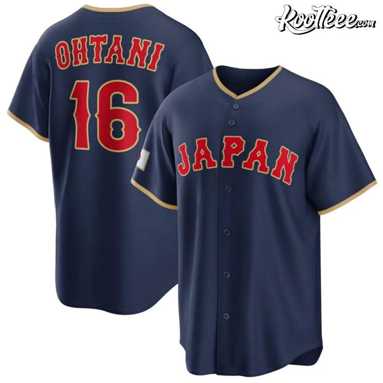Ohtani No 16 2026 World Baseball Jersey Unisex T-shirt, Sweatshirt, Hoodie, Long Sleeve Tee - T-Shirt, Sweatshirt, Hoodie