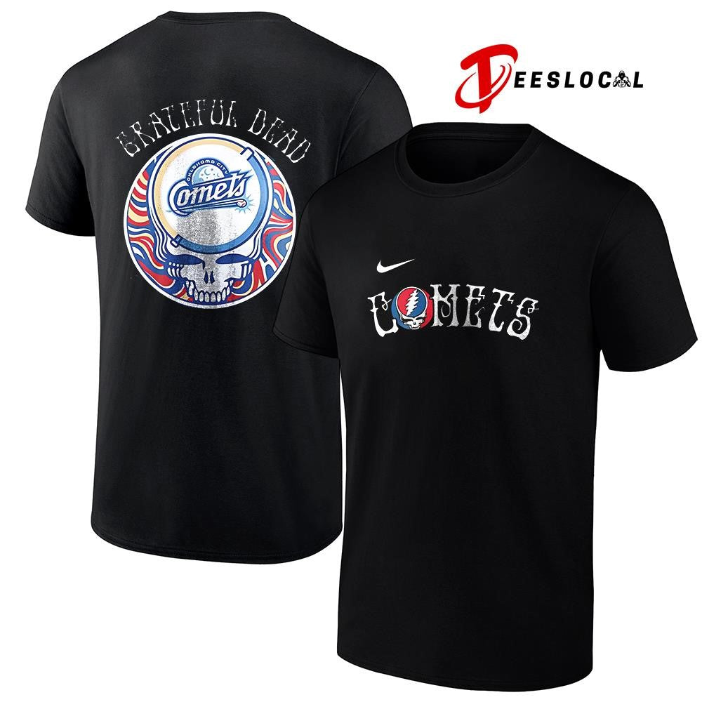 Oklahoma City Comets x Grateful Dead Triple A logo shirt Unisex T-shirt, Sweatshirt, Hoodie, Long Sleeve Tee - T-Shirt, Sweatshirt, Hoodie