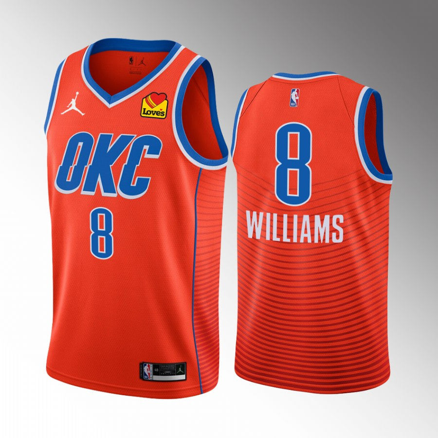Jalen Williams City Thunder Jersey basketball jersey product view 1