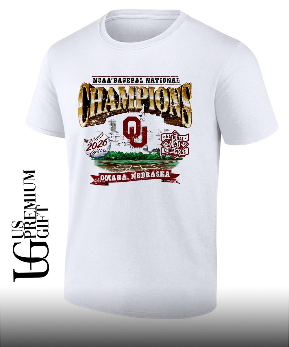 Oklahoma Sooners Baseball NCAA National Champions 2026 Omaha Nebraska shirt Unisex T-shirt, Sweatshirt, Hoodie, Long Sleeve Tee - T-Shirt, Sweatshirt, Hoodie
