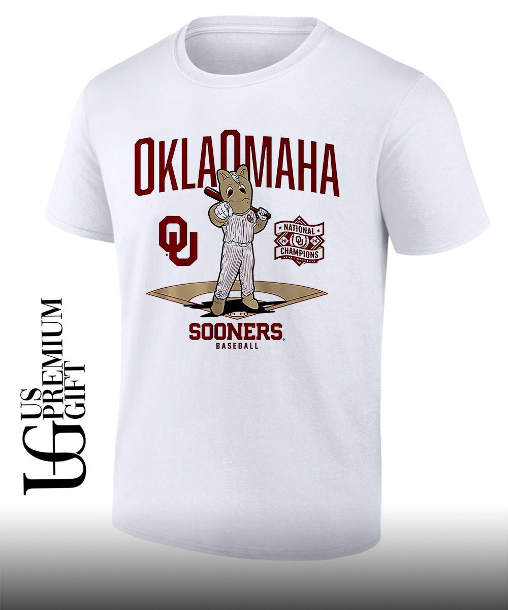 Oklahoma Sooners Boomer NCAA Baseball National Champions 2026 Oklahomaha shirt Unisex T-shirt, Sweatshirt, Hoodie, Long Sleeve Tee - T-Shirt, Sweatshirt, Hoodie