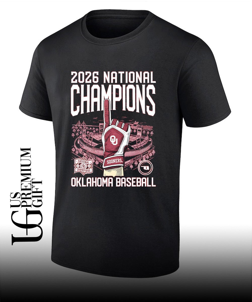 Oklahoma Sooners NCAA 2026 National Champions Baseball shirt Unisex T-shirt, Sweatshirt, Hoodie, Long Sleeve Tee - T-Shirt, Sweatshirt, Hoodie