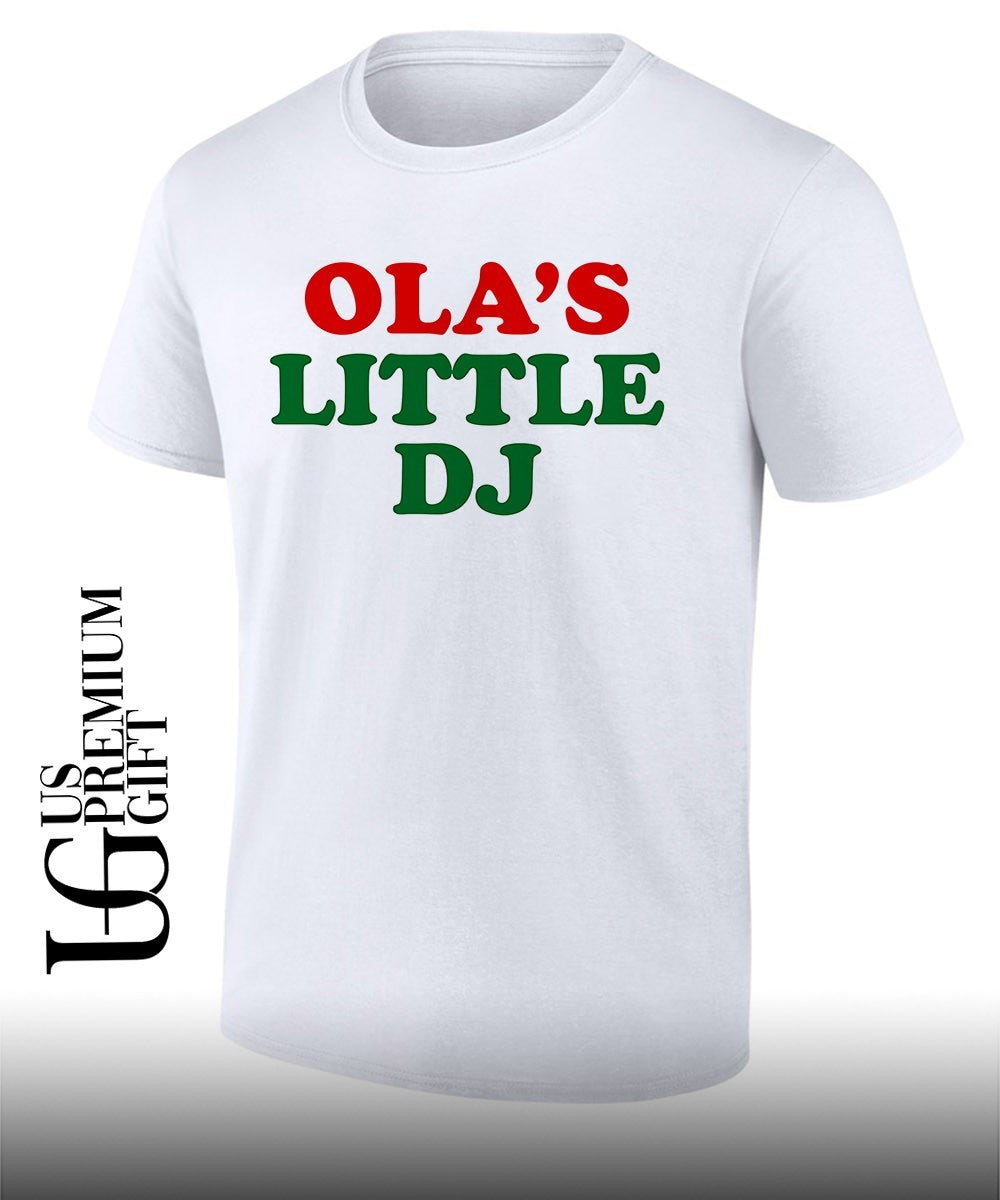 Olas Little DJ shirt Unisex T-shirt, Sweatshirt, Hoodie, Long Sleeve Tee - T-Shirt, Sweatshirt, Hoodie