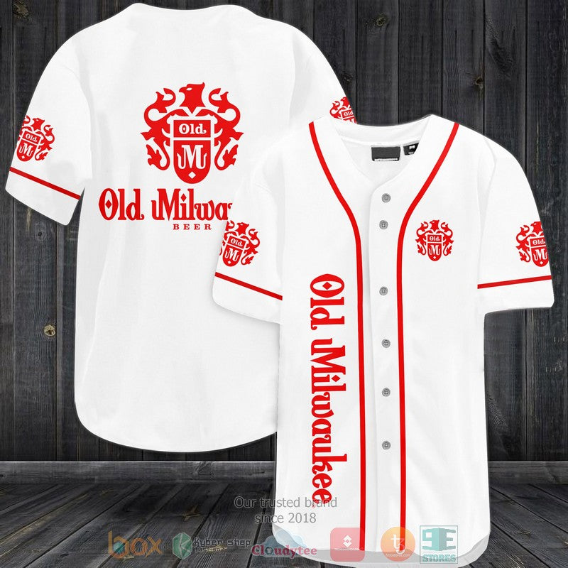Old Milwaukee beer white red Baseball shirt Unisex T-shirt, Sweatshirt, Hoodie, Long Sleeve Tee - T-Shirt, Sweatshirt, Hoodie