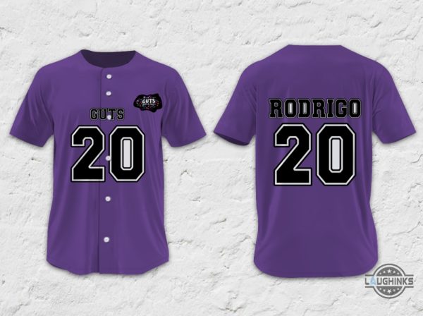 Olivia Rodrigo Concert 2024 New Baseball Jersey Shirt Number 20 I Or Your Guts Tour Olivia Rodrigo Shirt - T-Shirt, Sweatshirt, Hoodie