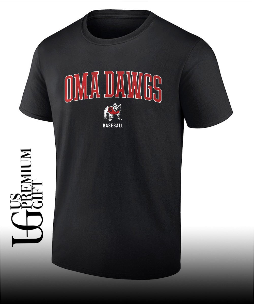 OmaDawgs Georgia Bulldogs baseball shirt Unisex T-shirt, Sweatshirt, Hoodie, Long Sleeve Tee - T-Shirt, Sweatshirt, Hoodie