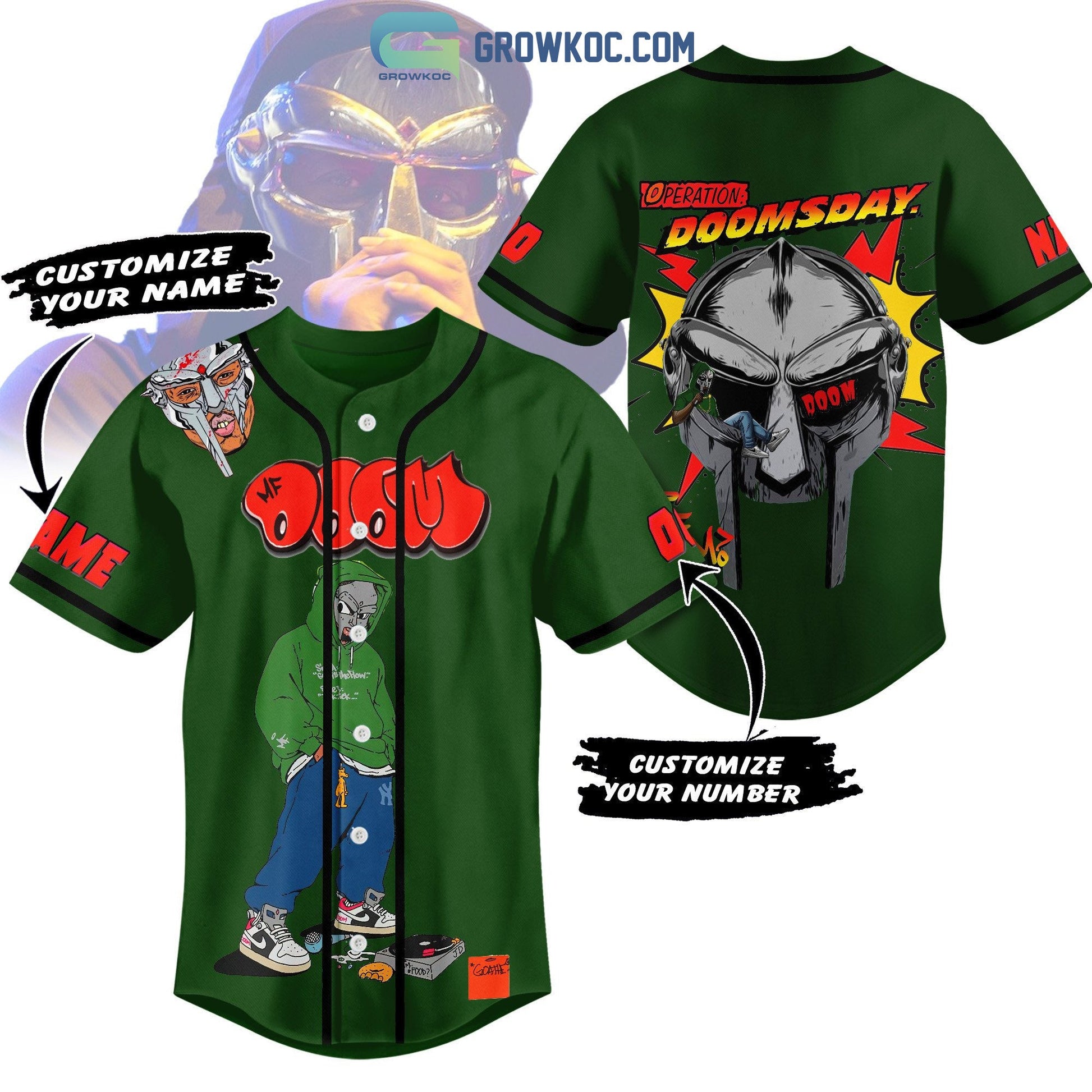 Operation Doomsday Personalized Baseball Jersey Unisex T-shirt, Sweatshirt, Hoodie, Long Sleeve Tee - T-Shirt, Sweatshirt, Hoodie