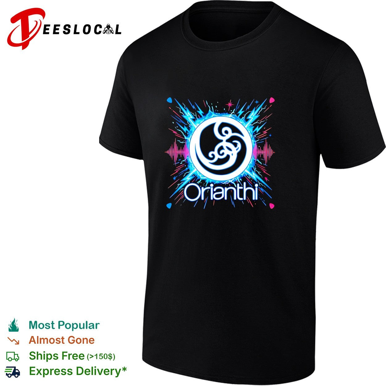 Orianthi logo shirt Unisex T-shirt, Sweatshirt, Hoodie, Long Sleeve Tee - T-Shirt, Sweatshirt, Hoodie