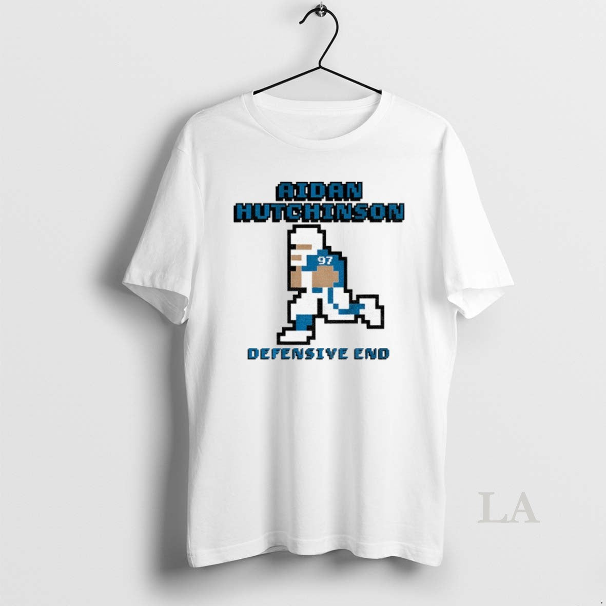 Original Aidan Hutchinson Defensive End Detroit Lions Retro Baller 8bit T-Shirts, Hoodie, Sweatshirt - T-Shirt, Sweatshirt, Hoodie