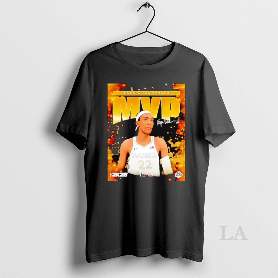 Original Aja Wilson Las Vegas Aces 2025 Wnba Finals Mvp Signature T-Shirts, Hoodie, Sweatshirt - T-Shirt, Sweatshirt, Hoodie