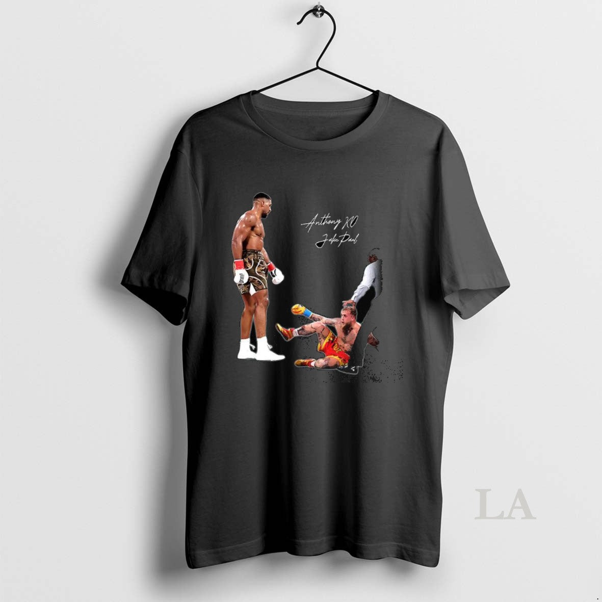Original Anthony Joshua Ko Jake Paul Boxing Match Signature T-Shirts, Hoodie, Sweatshirt - T-Shirt, Sweatshirt, Hoodie