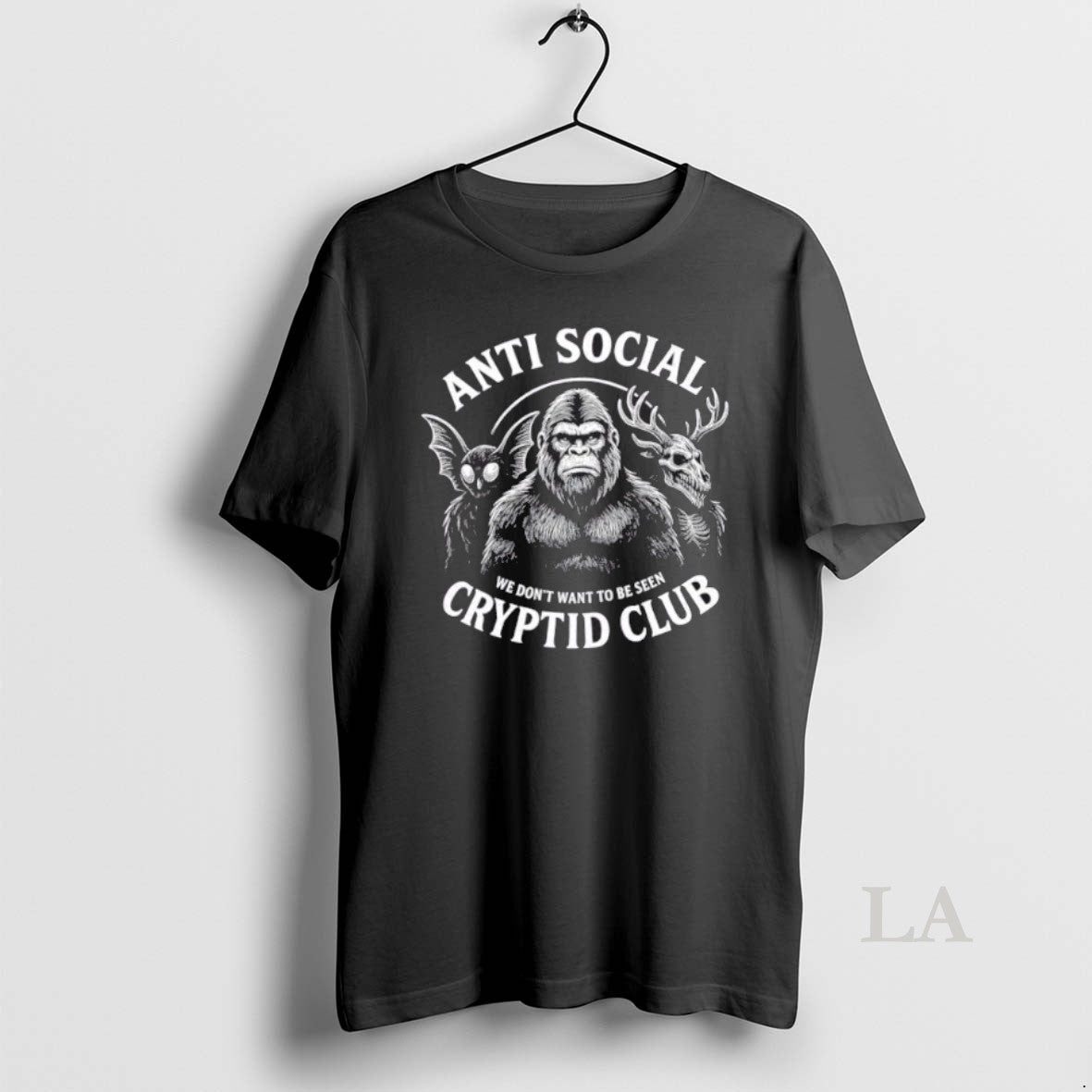 Original Anti Social Cryptid Club We Dont Want Be Seen T-Shirts, Hoodie, Sweatshirt - T-Shirt, Sweatshirt, Hoodie