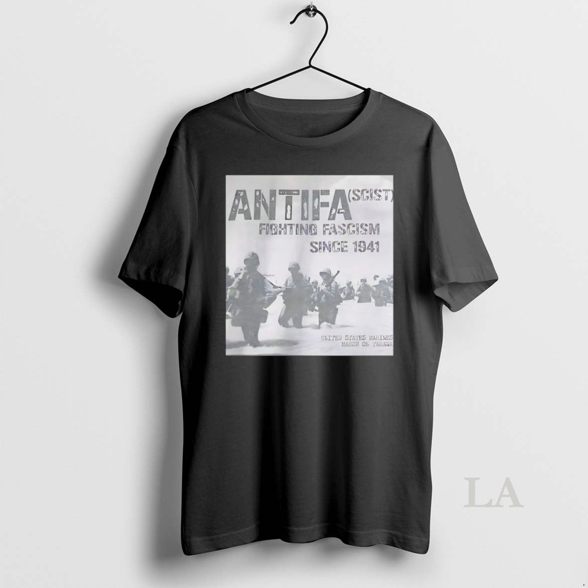 Original Antifa Scist Fighting Fascism Since 1941 United States Marines March Tarawa T-Shirts, Hoodie, Sweatshirt - T-Shirt, Sweatshirt, Hoodie