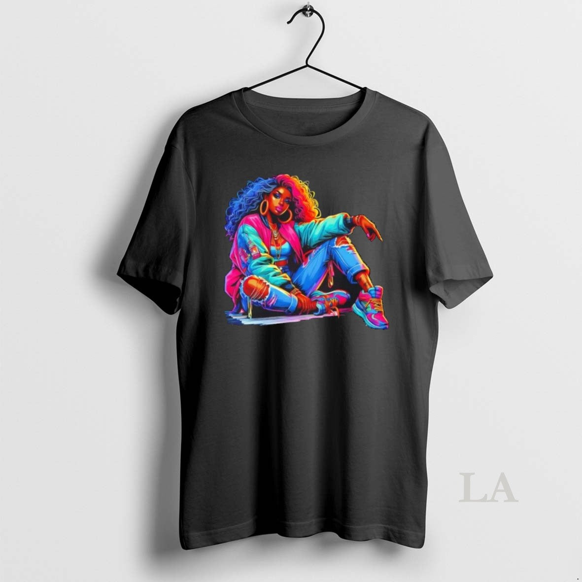 Original Black Woman Street Glow T-Shirts, Hoodie, Sweatshirt - T-Shirt, Sweatshirt, Hoodie