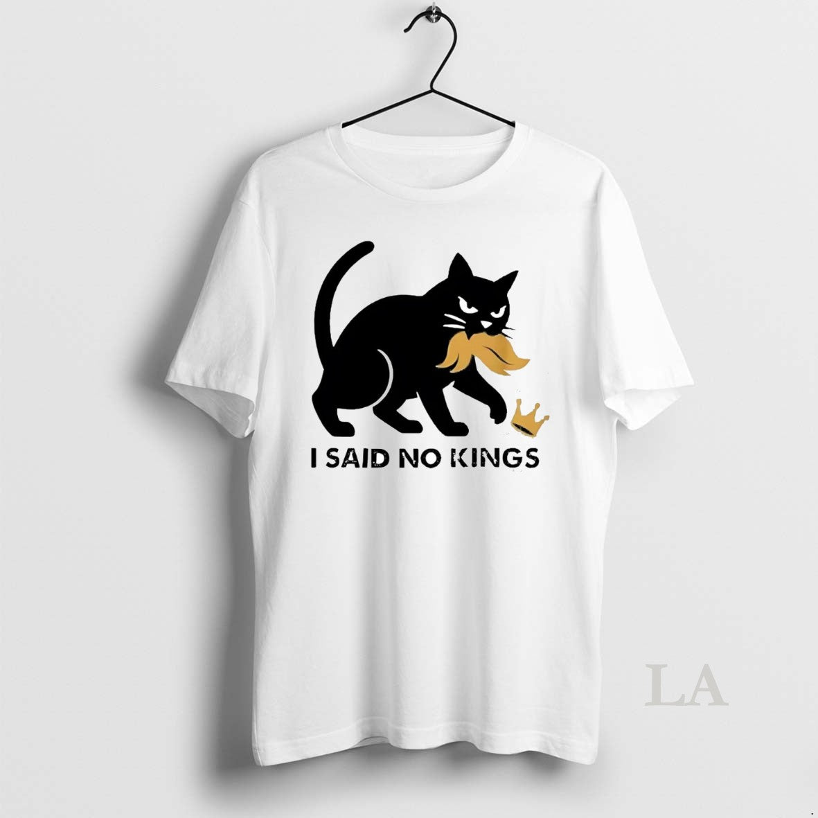 Original Black Cat I Said No Kings Anti Trump T-Shirts, Hoodie, Sweatshirt - T-Shirt, Sweatshirt, Hoodie