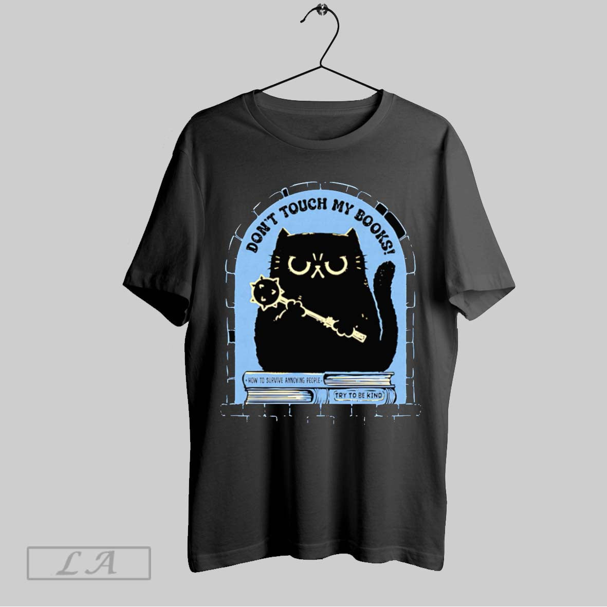 Original Black Cat Dont Touch My Books T-Shirts, Hoodie, Sweatshirt - T-Shirt, Sweatshirt, Hoodie