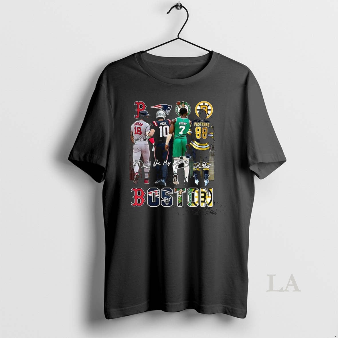 Original Boston Sports Teams Red Sox Patriots Celtics Bruins Logo Player Signature T-Shirts, Hoodie, Sweatshirt - T-Shirt, Sweatshirt, Hoodie