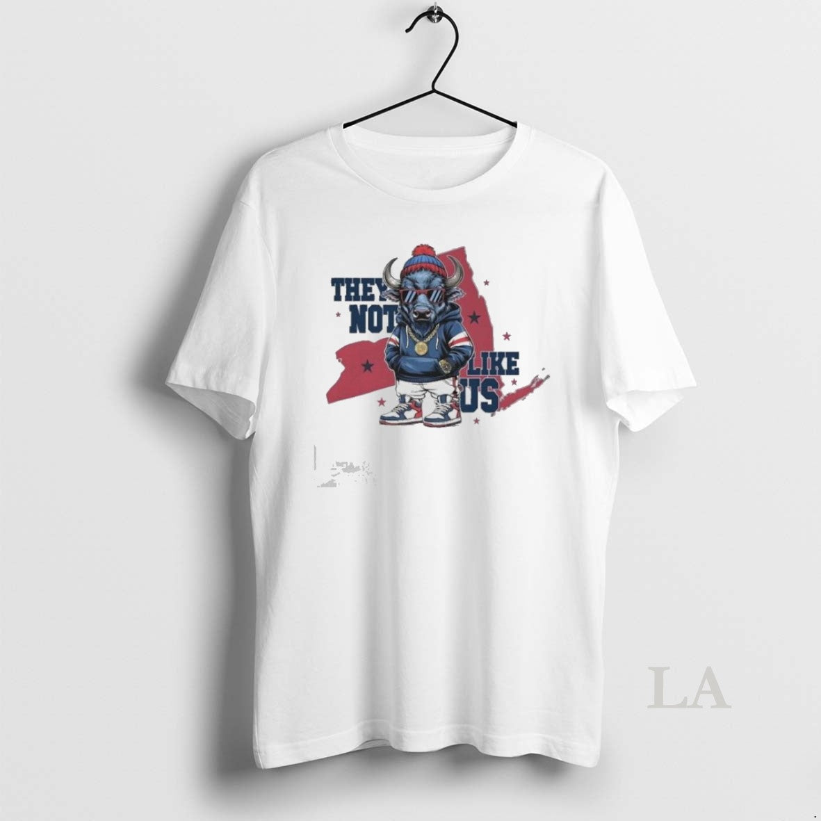 Original Buffal Bills Mascot Fan They Not Like Us Map T-Shirts, Hoodie, Sweatshirt - T-Shirt, Sweatshirt, Hoodie