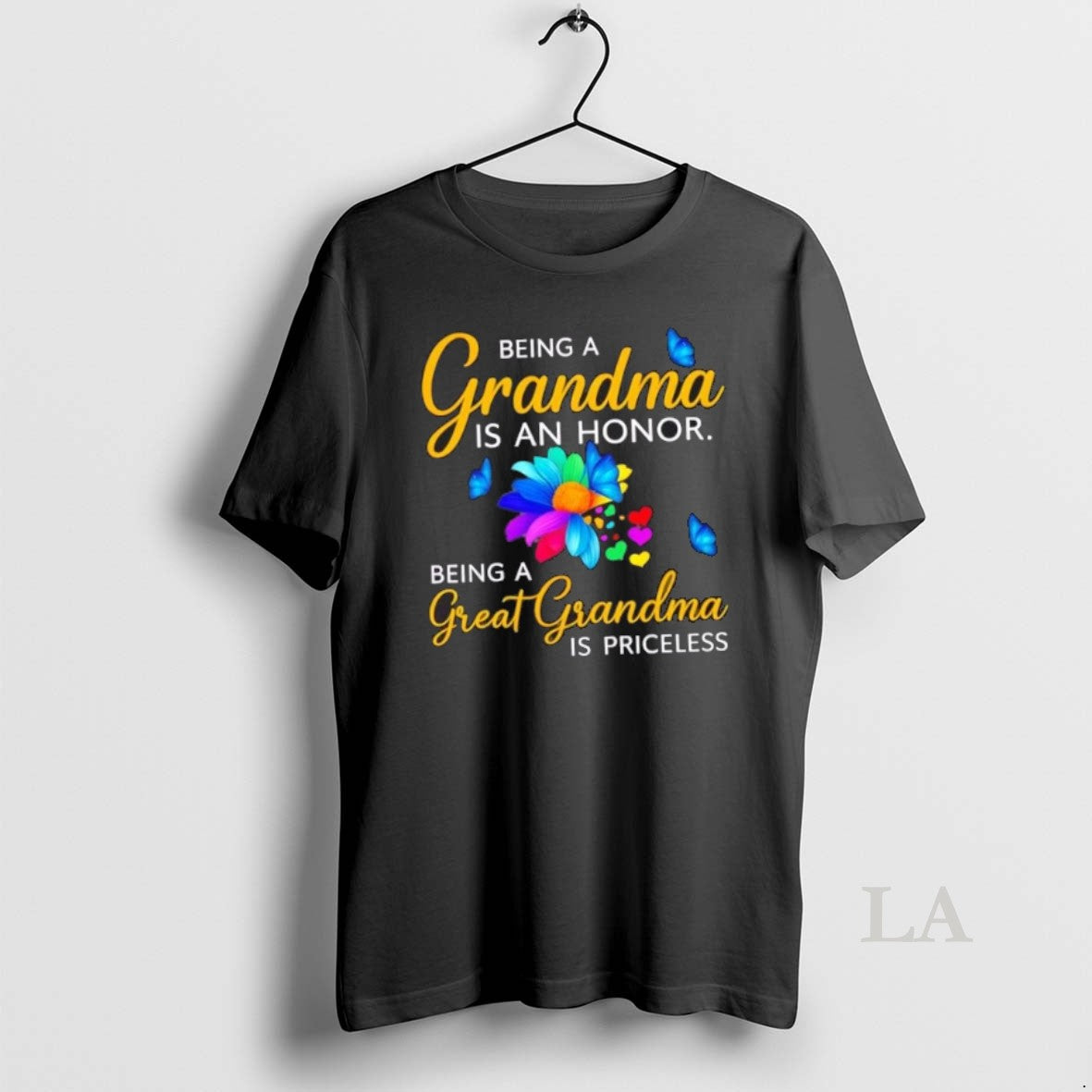 Original Butterfly Being Grandma Is Honor Being Great Grandma Is Priceless T-Shirts, Hoodie, Sweatshirt - T-Shirt, Sweatshirt, Hoodie
