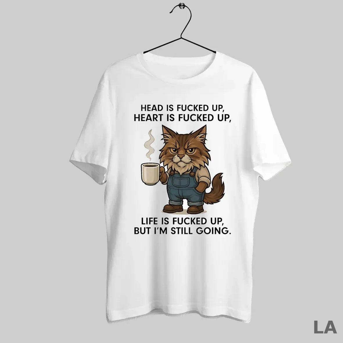 Original Cat Head Is Fucked Up Heart Is Fucked Up T-Shirts, Hoodie, Sweatshirt - T-Shirt, Sweatshirt, Hoodie