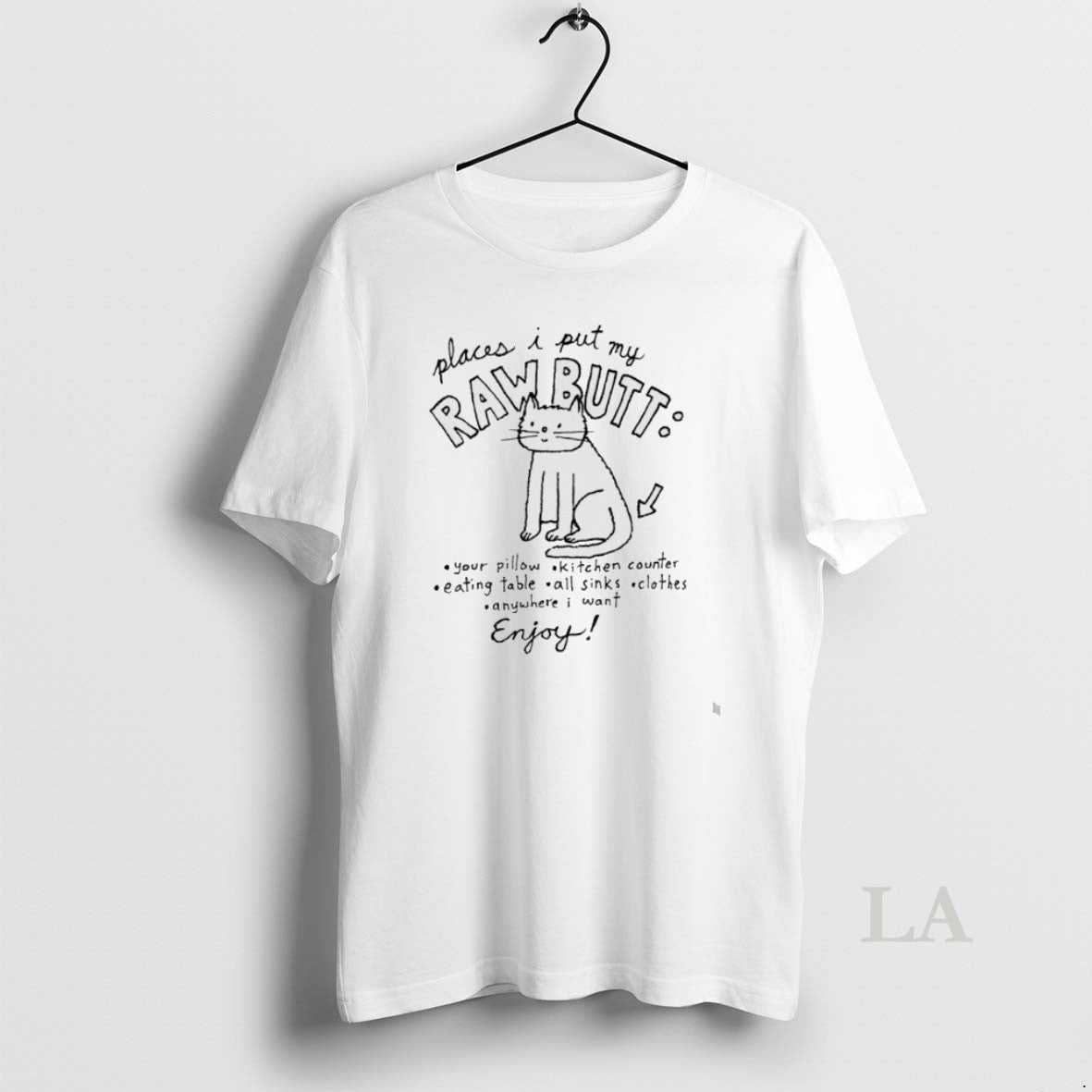 Original Cat Places I Put My Raw Butt Your Pillow Kitchen Counter Eating Table All T-Shirts, Hoodie, Sweatshirt - T-Shirt, Sweatshirt, Hoodie