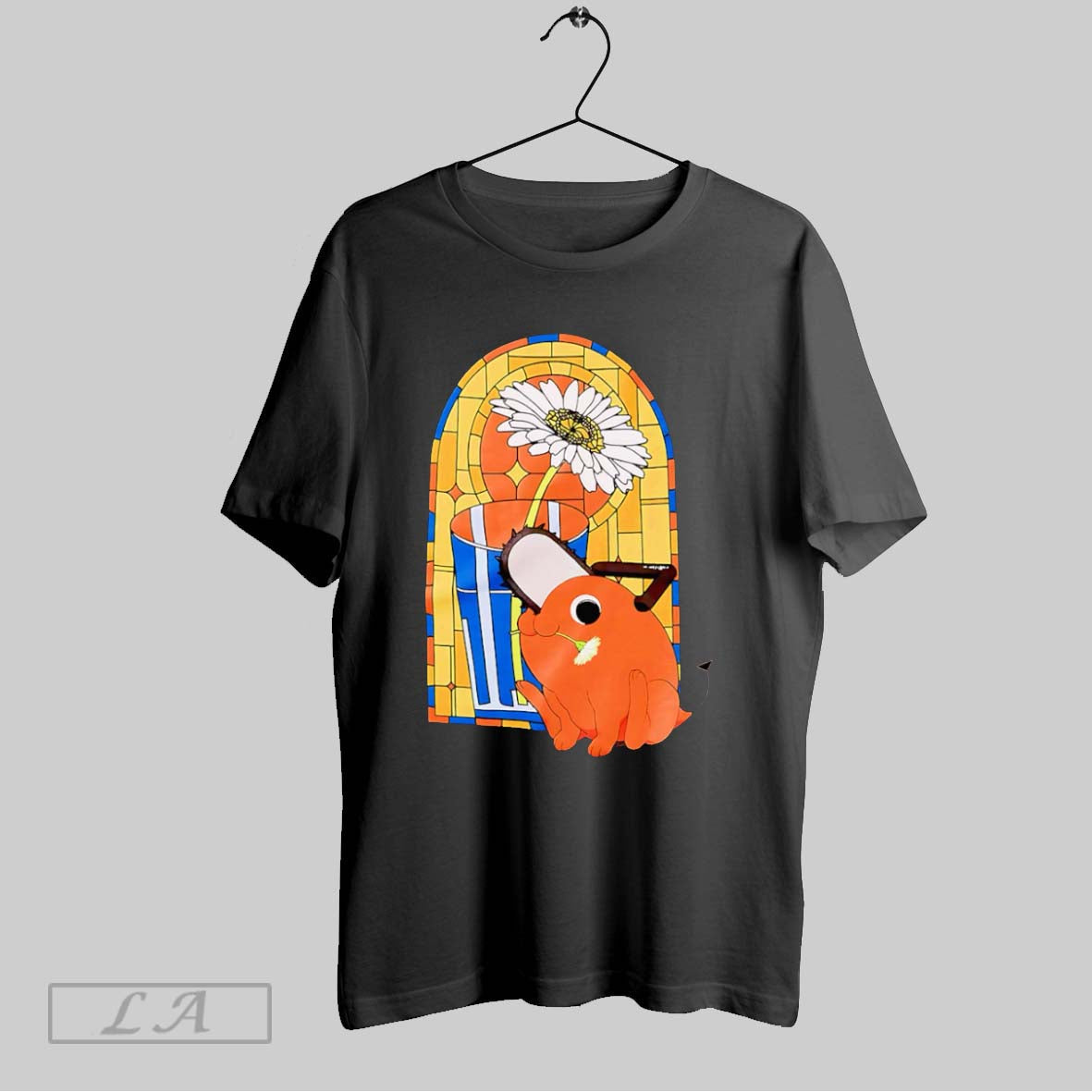 Original Chainsaw Man Pochita Stained Glass T-Shirts, Hoodie, Sweatshirt - T-Shirt, Sweatshirt, Hoodie
