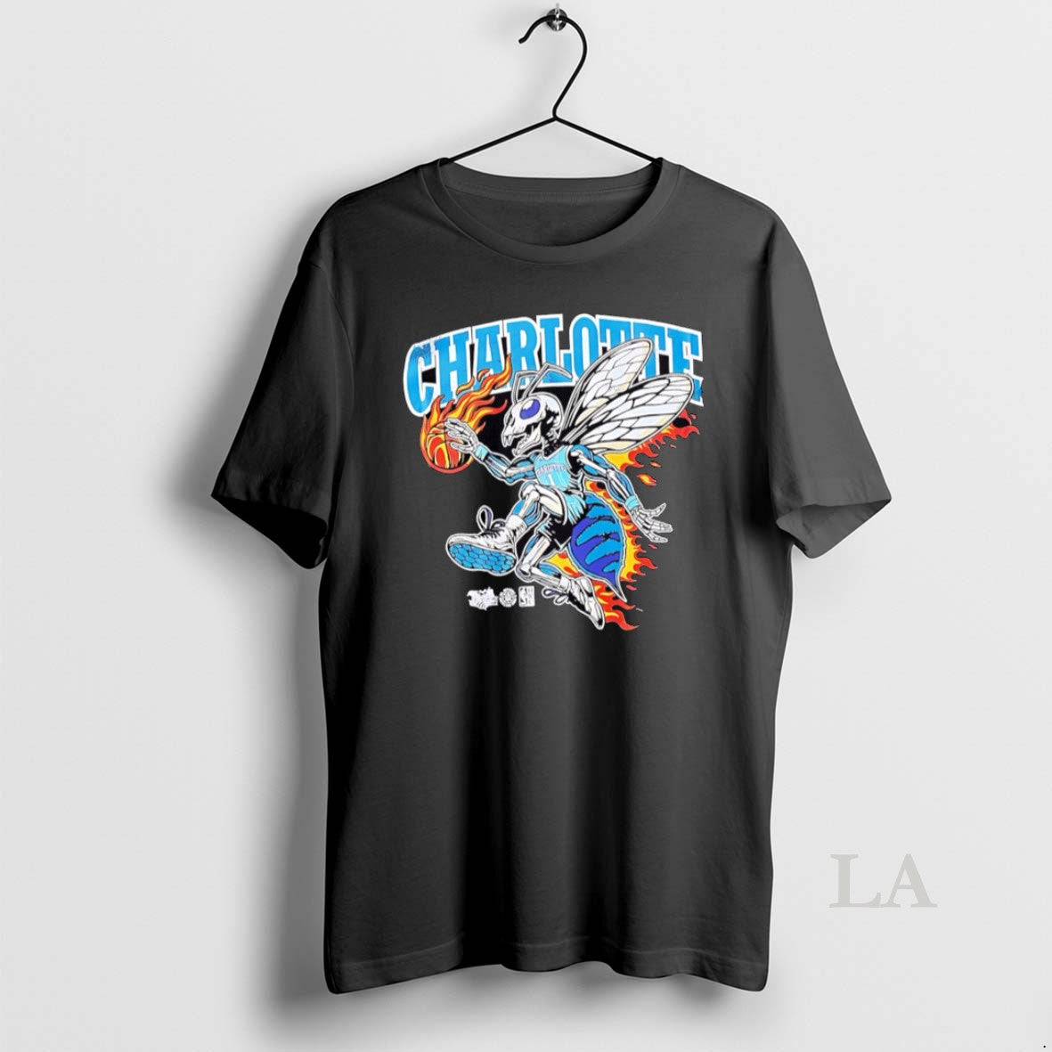 Original Charlotte Hornets Mascot Skeleton Burning Player Nba T-Shirts, Hoodie, Sweatshirt - T-Shirt, Sweatshirt, Hoodie