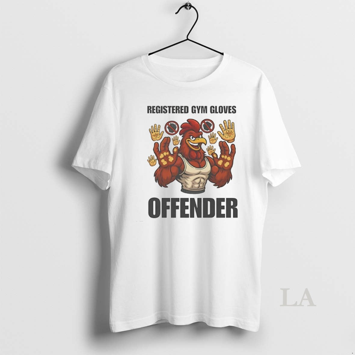 Original Chicken Registered Gym Gloves Offender T-Shirts, Hoodie, Sweatshirt - T-Shirt, Sweatshirt, Hoodie
