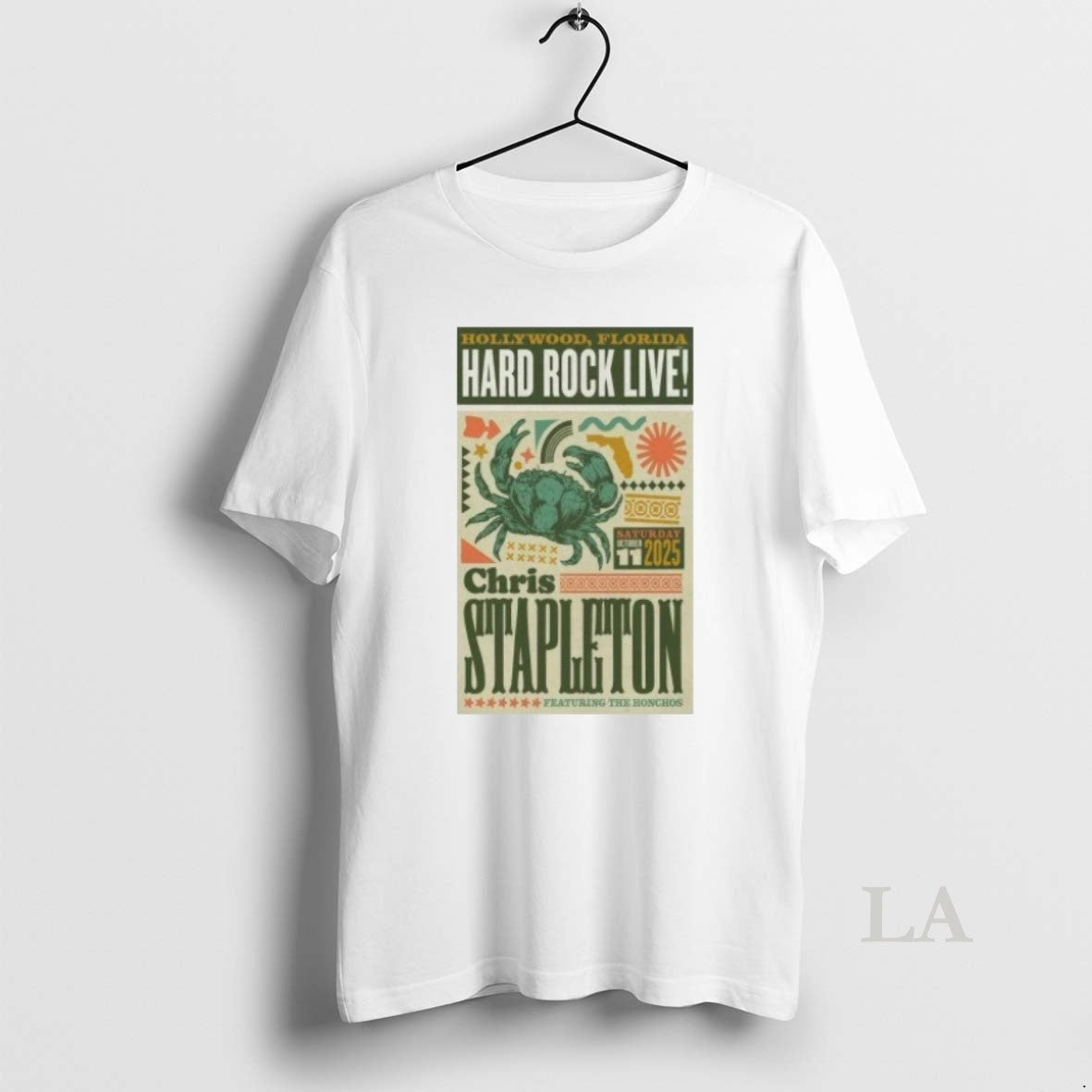 Original Chris Stapleton Oct 11 2025 Hollywood Fl T-Shirts, Hoodie, Sweatshirt - T-Shirt, Sweatshirt, Hoodie