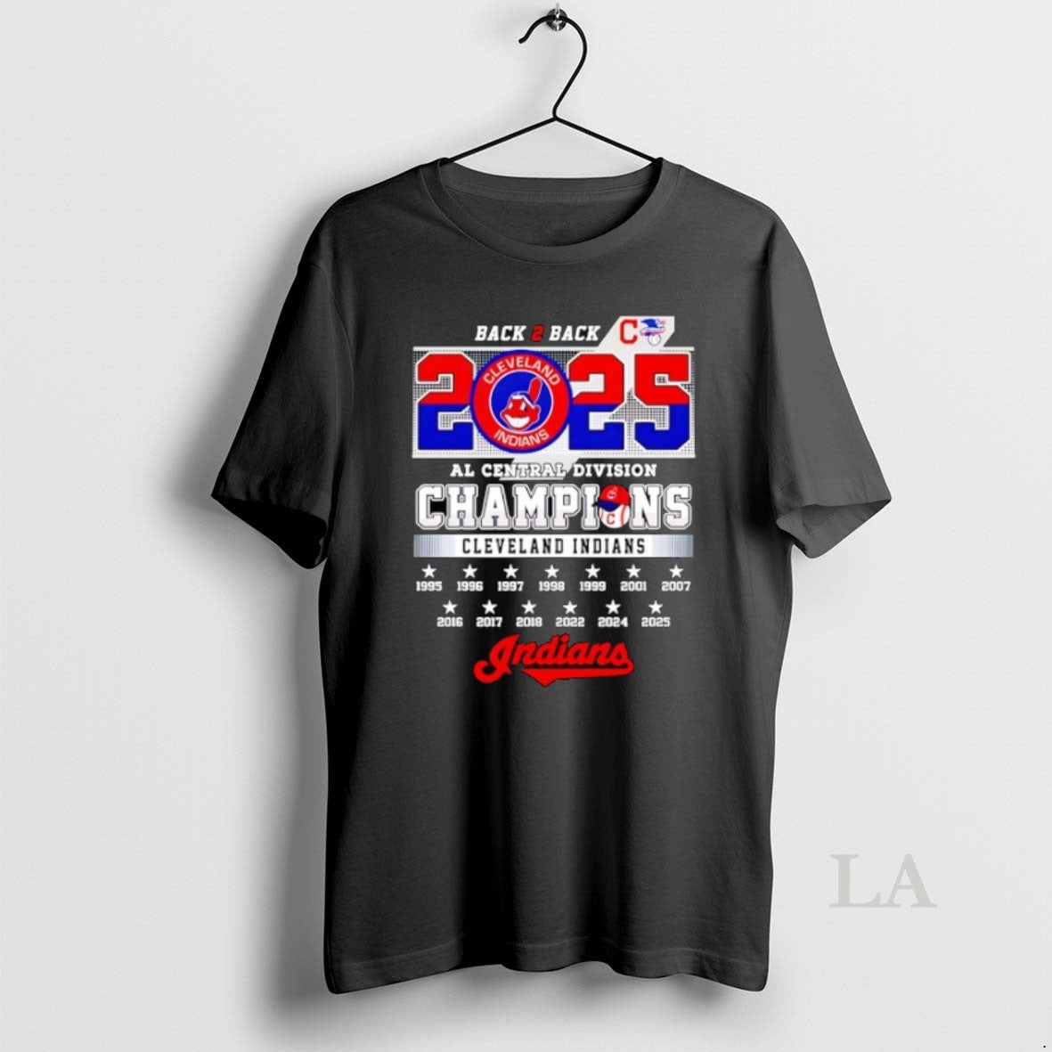 Original Cleveland Indians Back 2 Back Al Central Division Champions 2025 T-Shirts, Hoodie, Sweatshirt - T-Shirt, Sweatshirt, Hoodie