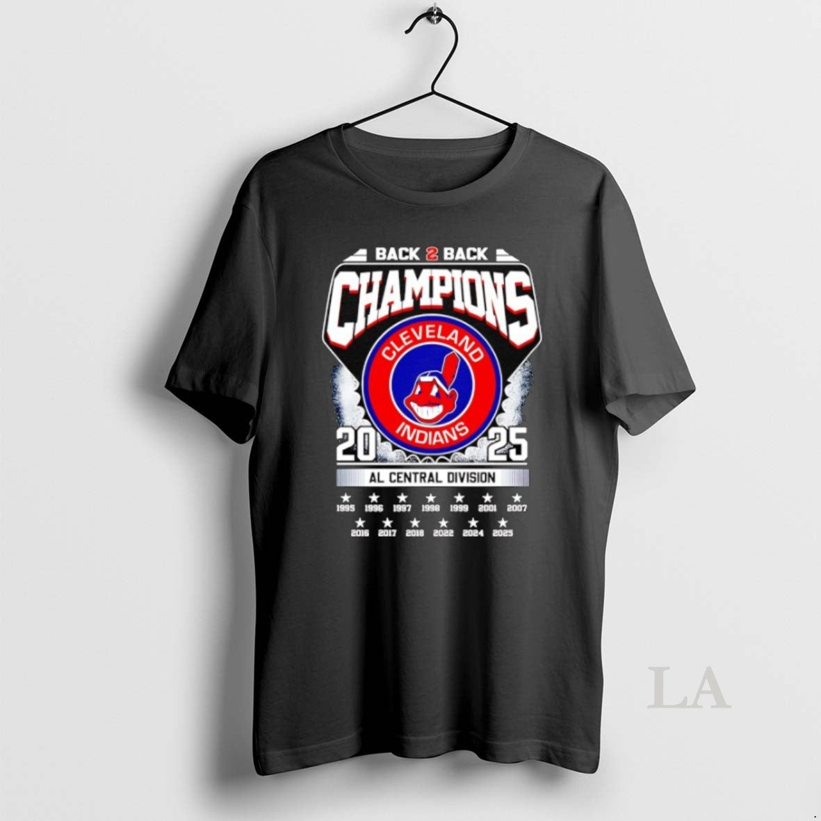 Original Cleveland Indians Back 2 Back Champions Al Central Division 2025 T-Shirts, Hoodie, Sweatshirt - T-Shirt, Sweatshirt, Hoodie
