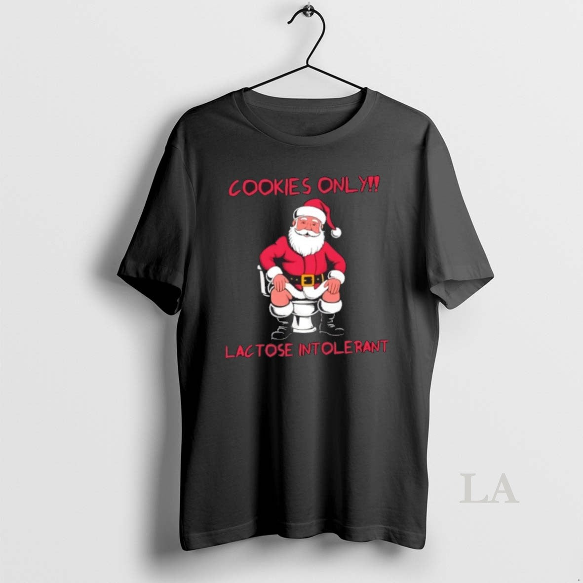Original Cookies Only Santa Toilet Lactose Intolerant T-Shirts, Hoodie, Sweatshirt - T-Shirt, Sweatshirt, Hoodie