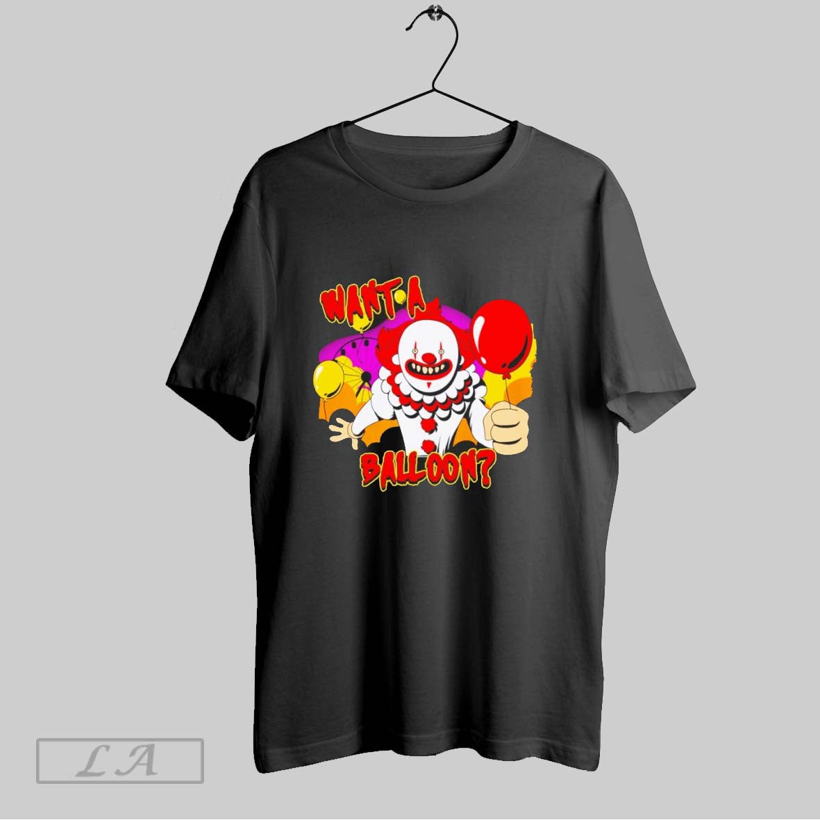 Original Creepy Clown Want Balloon T-Shirts, Hoodie, Sweatshirt - T-Shirt, Sweatshirt, Hoodie