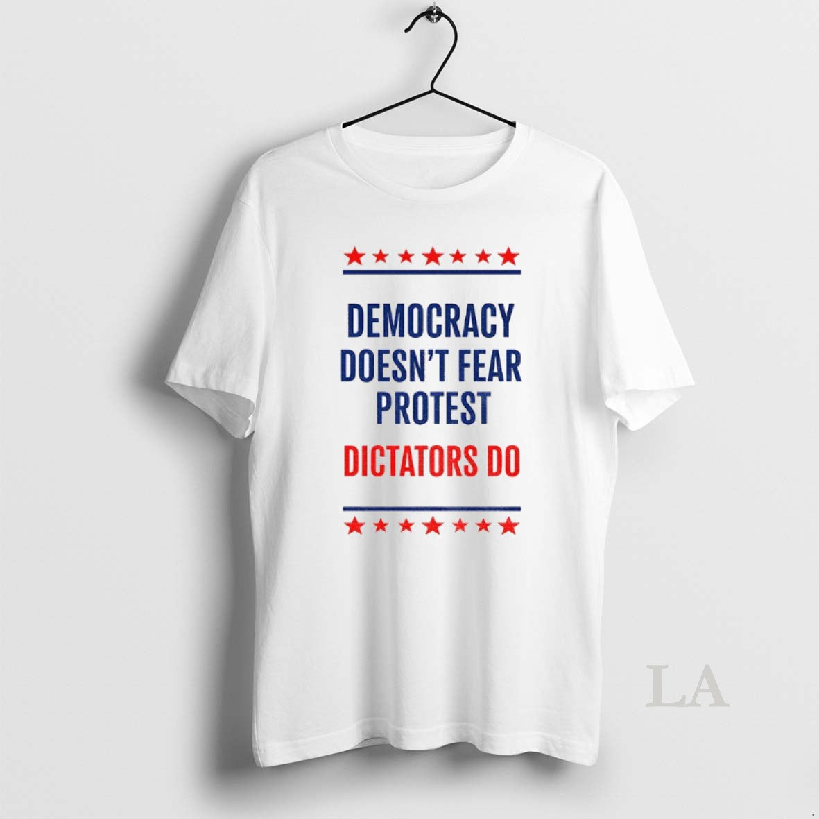 Original Democracy Doesnt Fear Protest Dictators Do No Kings Day Anti Trump T-Shirts, Hoodie, Sweatshirt - T-Shirt, Sweatshirt, Hoodie